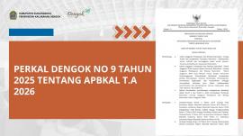 Perkal Dengok No 9 Tahun 2025 Tentang APBKal T.A 2026